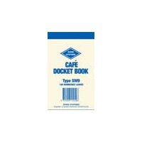 Restaurant Docket Book Zions Cafe Type SWD Single Pack 25