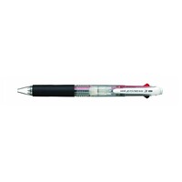 Pen Uniball Jetstream 3 Colour 0.7mm Clear Barrel SXE3400 07Trans Box 10