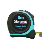 Tape Measure 5M Rubber Grip Diplomat T519M