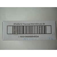 Printer Roll Thermal 57mm x 35mm x12mm T5735 Std CSO Box 20