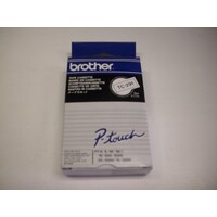 Brother P Touch Tape TC291 9mm x 7.7M Laminated Black On White