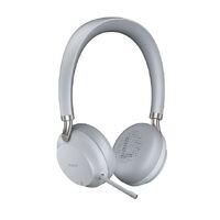 Yealink BH72 Lite Teams certified, Bluetooth Wireless Stereo Headset, Grey, USB-C, USB Cable Charging only, Rectractable Microphone,40hrs battery life