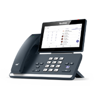 Yealink MP58 Microsoft Teams Android 9.0 Phone, 7' Colour Touch Screen, HD Audio, Dual Gig Ports, Built in Bluetooth and WiFi, Wireless Handset