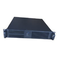 TGC Rack Mountable Server Chassis 2U 390mm, 4x 3.5' Fixed Bays, up to mATX Motherboard, 4x LP PCIe, ATX 80mm PSU Required