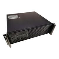 TGC Rack Mountable Server Chassis 3U 380mm, 8x 3.5' Fixed Bays, (7x w/mITX MB), up to ATX Motherboard, 4x FH PCIe, ATX PSU Required