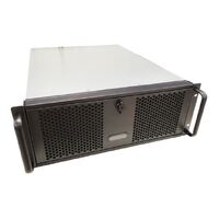 TGC Rack Mountable Server Chassis 4U 570mm, 4x 3.5' Fixed Bays, up to E-ATX Motherboard, 8x FH PCIe, ATX PSU Required, Anti-theft lock
