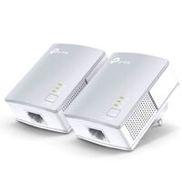 TP-LINK AV600 POWERLINE ADAPTER STARTER KIT, UP TO 600MBPS, 3YR