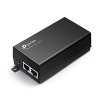 TP-LINK POE+ GIGABIT INJECTOR, PLUG N PLAY, GbE(2), 3YR WTY
