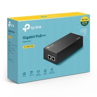 TP-LINK POE++ GIGABIT INJECTOR, PLUG N PLAY, GbE(2), 3YR WTY
