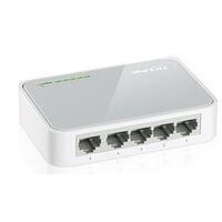 TP-LINK 5-PORT UNMANAGED SWITCH, 10/100(5), WHITE, 3YR