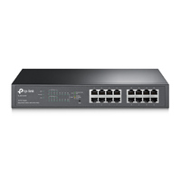 TP-LINK 16-PORT EASY SMART GIGABIT SWITCH, POE+(8), 5YR