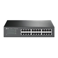 TP-LINK 24-PORT UNMANAGED GIGABIT SWITCH, STEEL CASE, 3YR