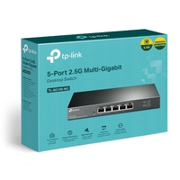 TP-LINK 5-PORT UNMANAGED 2.5G SWITCH, 5YR