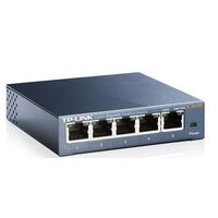 TP-LINK 5-PORT UNMANAGED GIGABIT SWITCH, STEEL CASE, 5YR