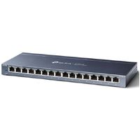 TP-LINK 16-PORT UNMANAGED GIGABIT SWITCH, STEEL CASE, 5YR