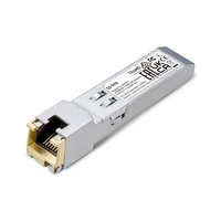 TP-LINK GB SFP MODULE 1000BASE-T RJ45,1000Mbps COPPER TRANSCEIVER,LEN 100M,3YR WTY