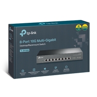 TP-LINK 8-PORT UNMANAGED 10G DESK/RACK SWITCH, 5YR