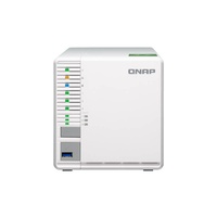 QNAP TS-332X-2G, 3 BAY NAS (NO DISK), AL-324, 2GB, USB,10GbE SFP+(1),GbE(2),TWR,2YR