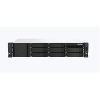 QNAP 8-BAY NAS (NO DISK) AMD QC 2.2GHz, 4GB, 2.5GbE (2), PCIe, 2U, 3YR WTY