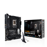 ASUS TUF GAMING H670-PRO WIFI D4 Intel LGA 1700 ATX Motherboard DDR4 PCIE5.0 4xPCIe 4.0 M.2, WiFi 6 2.5 GB Ethernet, DP HDMI USB-C. Aura Sync (WIFI6)
