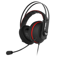 ASUS TUF GAMING H7 CORE RED PC / PS4 / Nintendo Switch / Mobile / XBox Gaming Headset, Onboard 7.1 Virtual Surround
