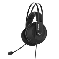 ASUS TUF GAMING H7 GUN-METAL PC/ PS4 /Nintendo Switch / Mobile / XBox Gaming Headset, Onboard 7.1 Virtual Surround, Inline Controls