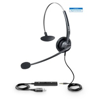 WIDEB NOISE CANCELLING HEADSET USB INCLUDES 3.5MM ADAPTER