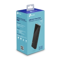 TP-LINK 7 PORT HUB,USB 3.0(7),USB 3.0 MICRO-B WITH 2 CHARGING PORT (2.4A), 1YR