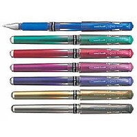 Pen Uniball Signo Broad UM153 Metallic Blue Box 12