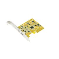 Sunix 2 port USB3.1 Enhanced superSpeed PCIe 3.0 Dual Lane with Type-C Receptable, eXtensible Host Controller Interface (xHCI) Rev1.1