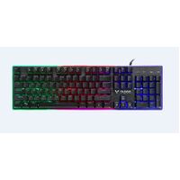 RAPOO V52PRO Backlit Gaming Keyboard - Anti-Ghosting Design, Adjustable Backlight,Spill-Resistant Design, Mechanic and Tactile Feel