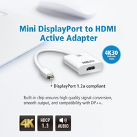 ATEN MDP(M) TO HDMI(F) ACTIVE 4K2K ADAPTER PREMIUM 2YR