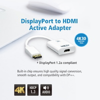 ATEN DP(M) TO HDMI(F) ACTIVE 4K2K ADAPTER PREMIUM SERIES 2YR