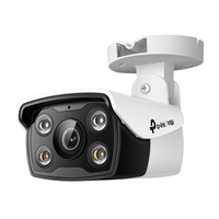 TP-Link VIGI C340HPWSM-4 VIGI 4MP Outdoor Full-Colour Bullet Network Camera, Waterproof, Smart Detection, H.265+, Built-In Microphone & Speaker