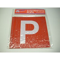 P Plates Red Victoria Pack 2 Electrostatic