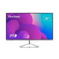 ViewSonic 32' MNV-VX3276-MHD-3 1080 FHD SuperClear IPS, Frameless, HDMI, DP, VGA, Speakers x 2, Low Energy Consumption, Stylish Ultra slim Monitor