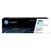 HP 206X CYAN TONER - HIGH YIELD - APPROX 2.45K PAGES - FOR M283, M255 PRINTERS