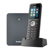YEALINK (W79P) HIGH PERFORMANCE RUGGED WIRELESS DECT IP PHONE SYSTEM W/HANDSET & BASE