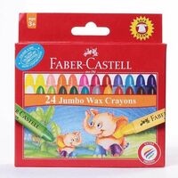 Crayon Faber Castell Wax Jumbo Pack 24