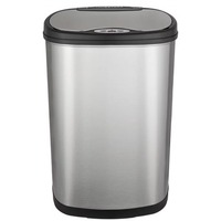 Waste Bin Stainless Steel Hands Free Sensor 50 Litre