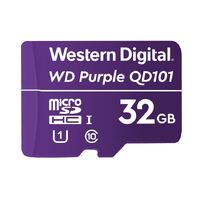 Western Digital WD Purple 32GB MicroSDXC Card 24/7 -25°C to 85°C Weather & Humidity Resistant Surveillance IP Camera DVR NVR Dash Cams Drones >16GB