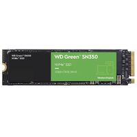 Western Digital WD Green SN350 480GB M.2 NVMe SSD 2400MB/s 1650MB/s R/W 60TBW 250K/170K IOPS 1M hrs MTTF 3yrs wty <500GB