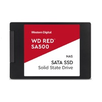 Western Digital WD Red SA500 500GB 2.5' SATA NAS SSD 24/7 560MB/s 530MB/s R/W 95K/85K IOPS 350TBW 2M hrs MTBF 5yrs wty