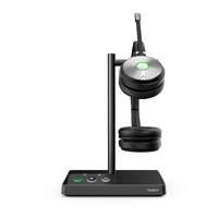 YEALINK DECT WIRELESS (WH62) UC DUAL HEADSET WITH BASE , 2.5MM , RINGER , BUSY LIGHT