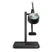 YEALINK DECT WIRELESS (WH62) UC MONO HEADSET WITH BASE , 2.5MM , RINGER , BUSY LIGHT