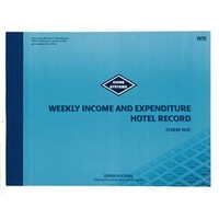 Weekly Income and Expenditure Hotel Record GST Edition Book Zions WIE