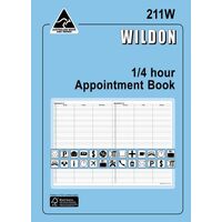 Appointment Book Wildon 1/4 Hour 211W