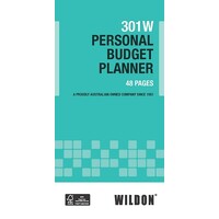 Journal Shared Accomodation Wildon A4 Landscape Personal Budget Planner 303W 