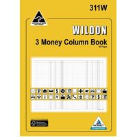 Account Book Wildon 3 Money Column 311W