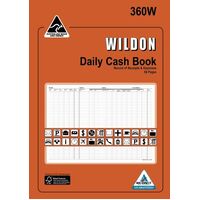Account Book Wildon Daily Cash 56 Page GST Compliant 360W